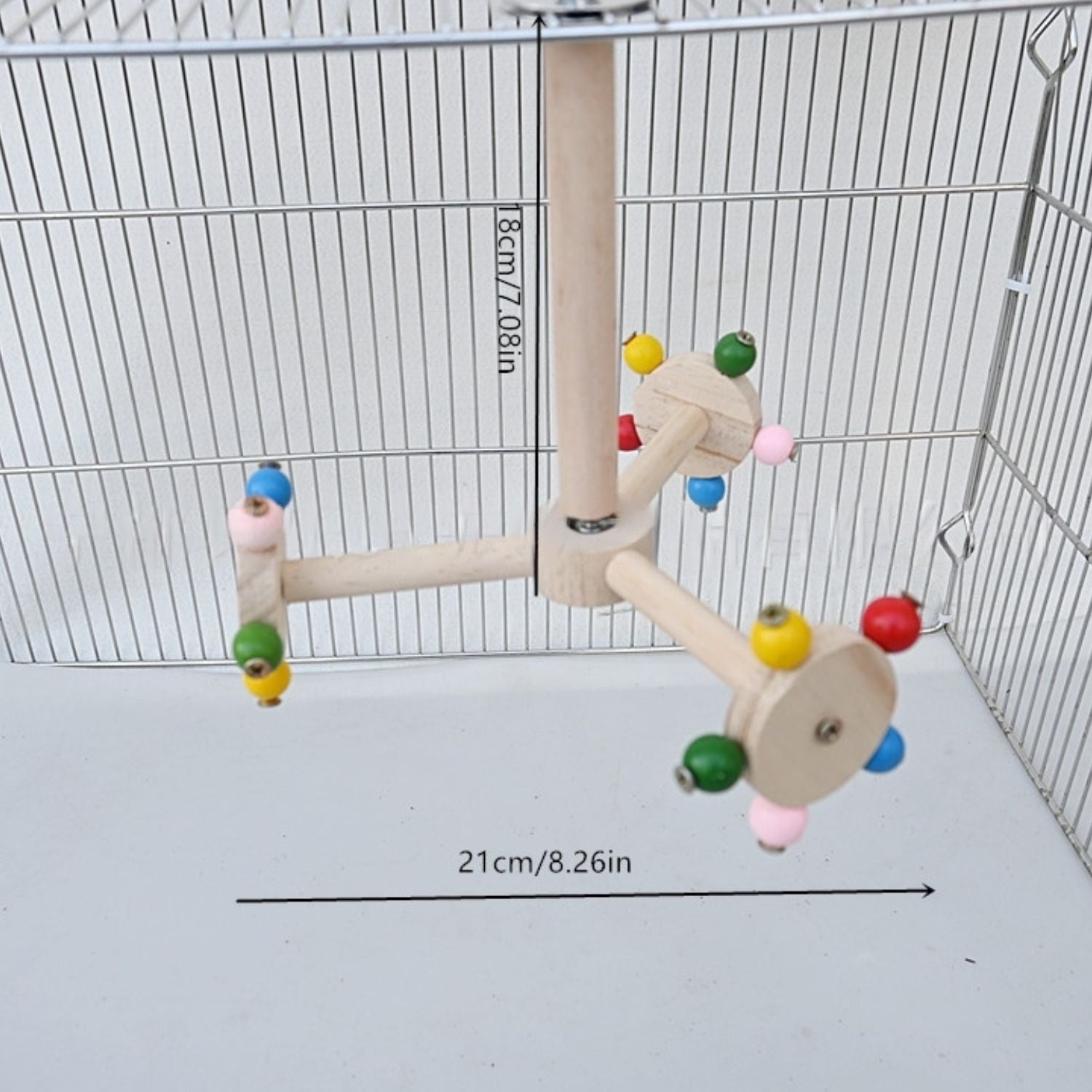 parrot speelstandaard afmetingen voor kooien